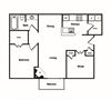 A3 Floor Plan A3 Floor Plan at Windsor on White Rock Lake, 9191 Garland Road, 75218